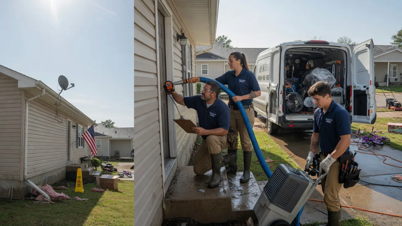 Ceiling Water Damage Restoration in Fate, TX near me